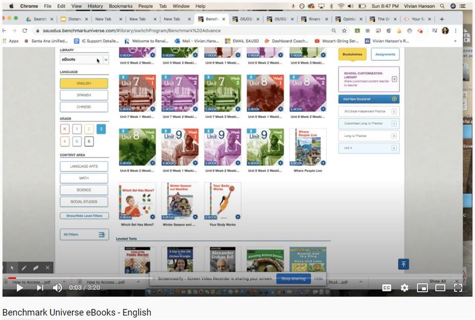 Benchmark Universe eBooks - English