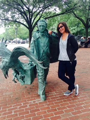 Poes & Ms. Stern in Boston 