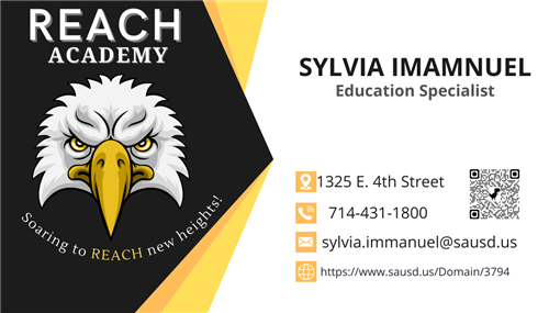 Contact Mrs. Immanuel