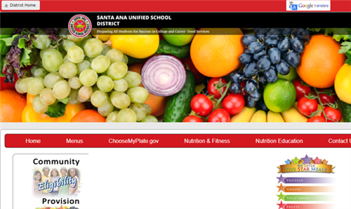 Nutrition and Fitness website