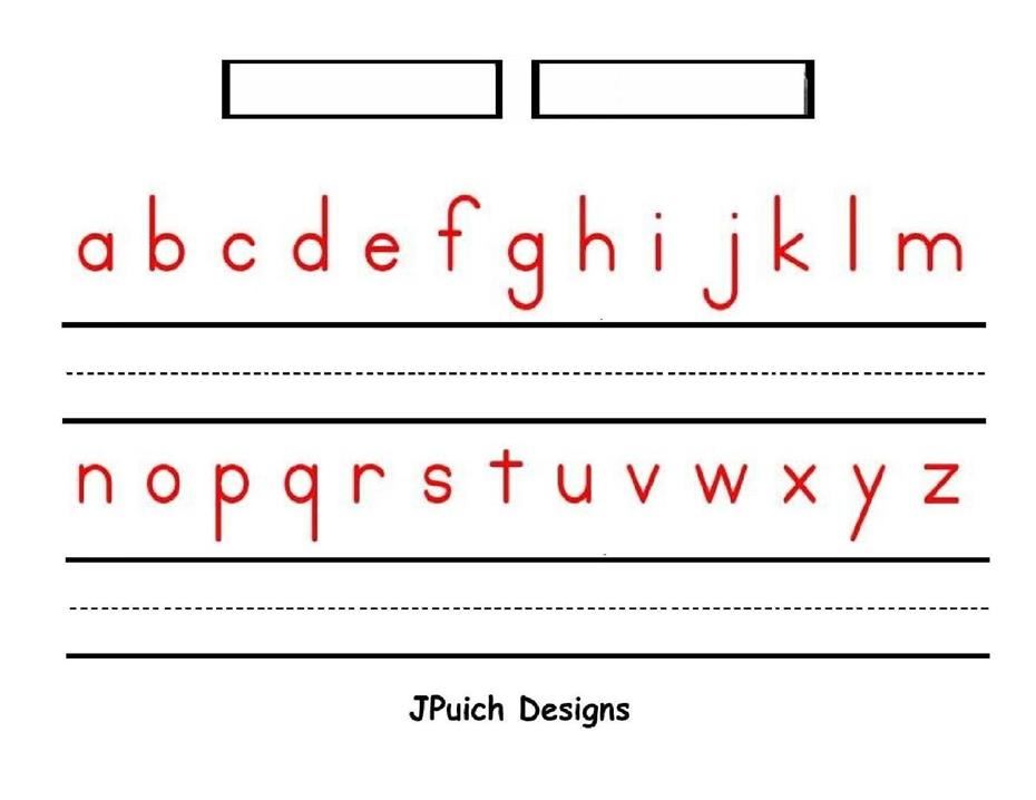Lowercase Letters 