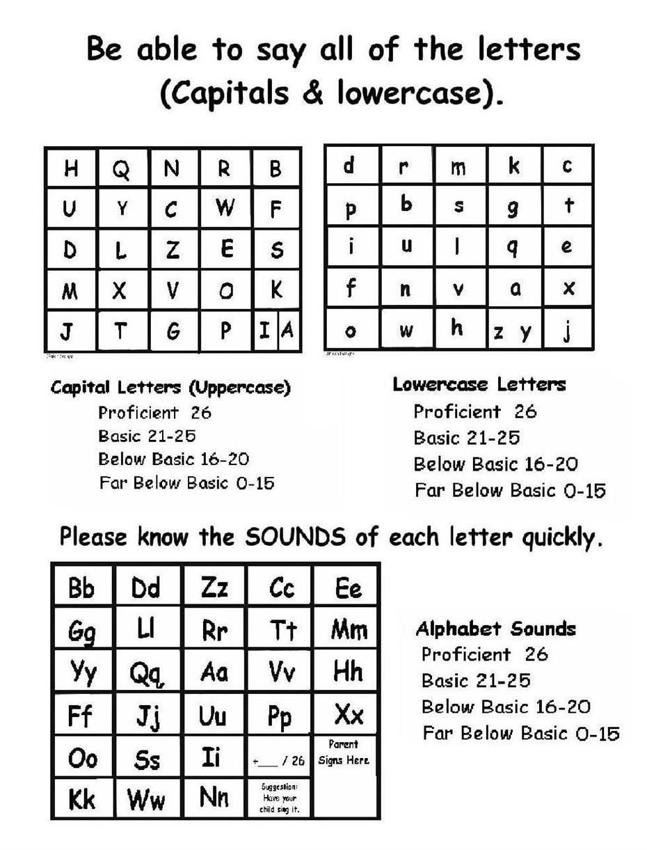 Learn your letters and sounds 