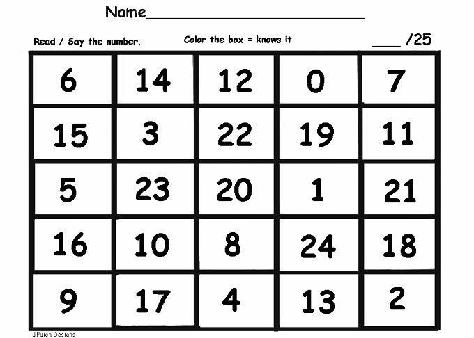 Learn your numbers 