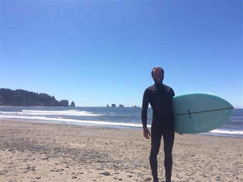 Surfing in Washington! Surfing in Washington!