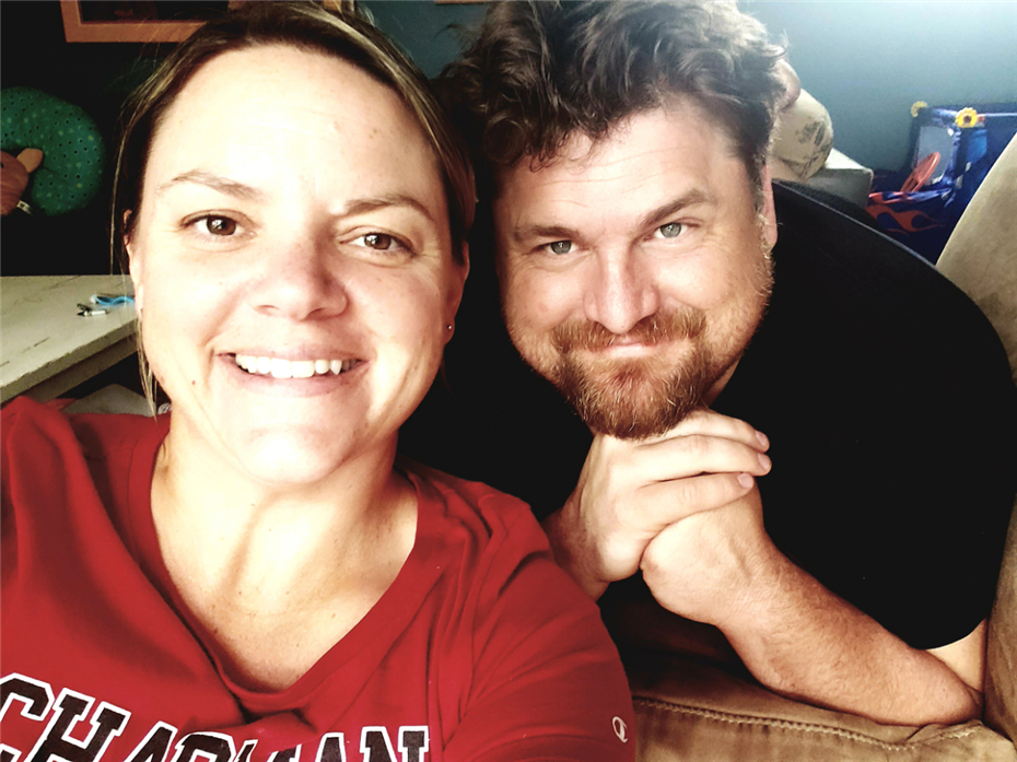 Picture of Ms. Brown and her husband